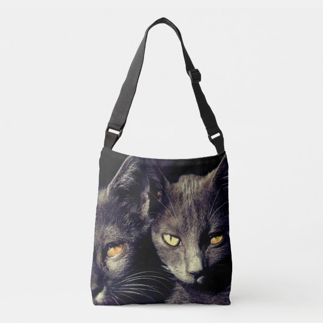 Cats Photo Custom All-Over-Print Cross Body Bag (Front)