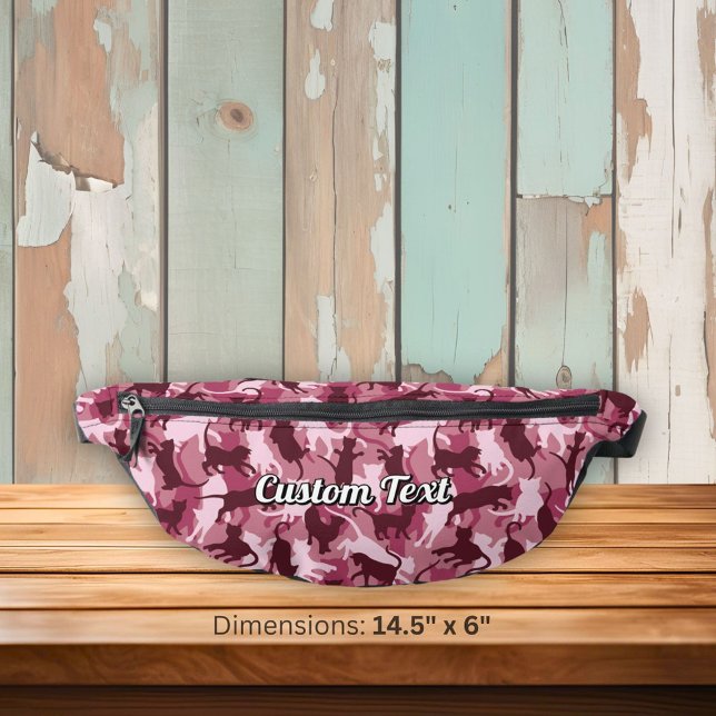 Cats Pink Camouflage Fanny Pack (Creator Uploaded)