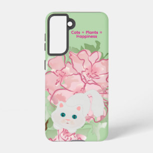Cats & Plants Galaxy Case – Green