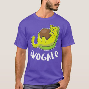 Cats Playing Cat Avocado Lover Avogato Birthday Gi T-Shirt