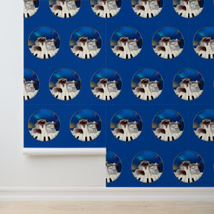 Cats Playing Piano Wallpaper