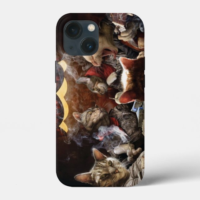 Cats playing poker   Case-Mate iPhone case (Back)