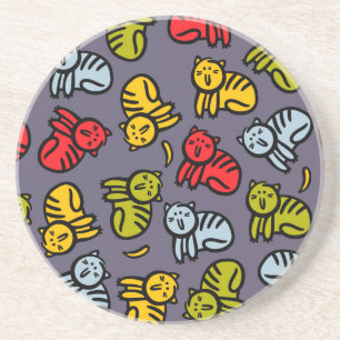 Cats plus bananas coaster