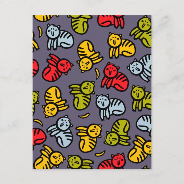 Cats plus bananas enclosure card (Front)