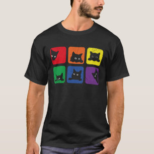 Cats Pride Cat  Lgbt Cat  LGBQ Purride T-Shirt