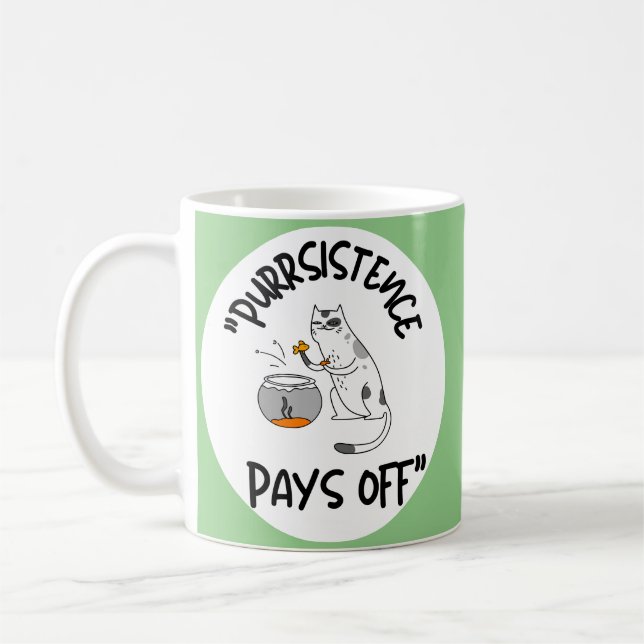 CATS QUOTE COFFEE MUG (Left)