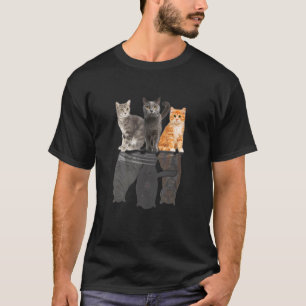 Cats Reflection Mirror Puma Cheetah Tiger Funny Ca T-Shirt