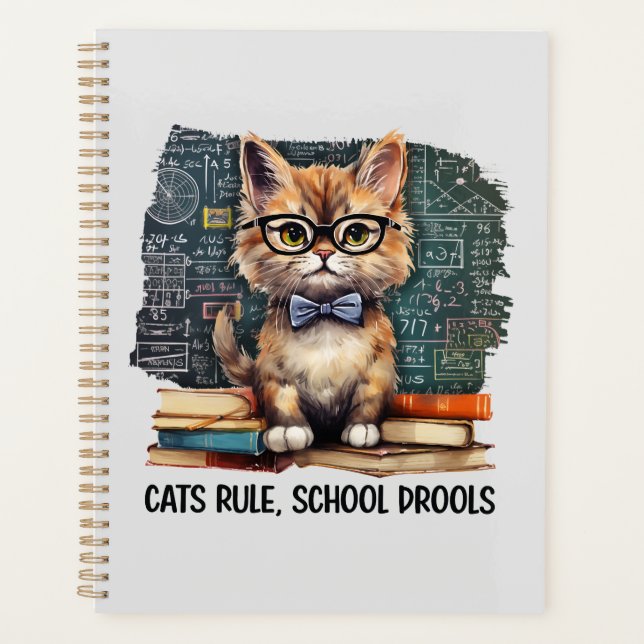 Cats Rule, School Drools Planner (Front)