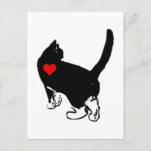 Cats Showing Love Postcard