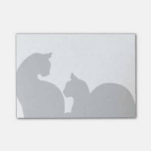 Cats Silhouette Post-it Notes