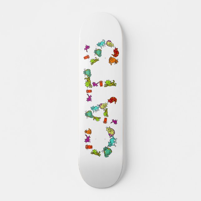 Cats Skateboard (Front)
