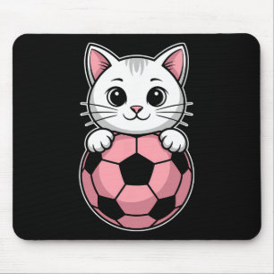 Cats Soccer Funny Soccer Mouse Pad