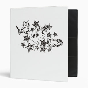Cats & Stars ~ Avery Binder