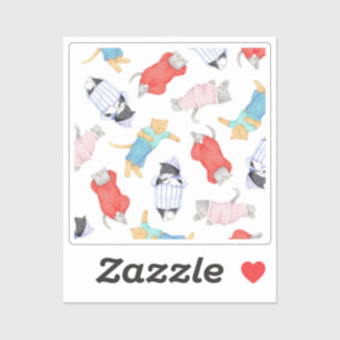 CATS Sticker en vinyle PAJAMAS 2x2