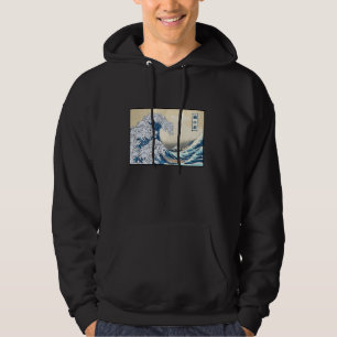 Cats Surfing Japanese Great Wave Of Kanagawa Funny Hoodie