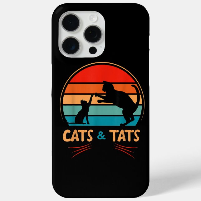 Cats & Tats - Cat  Case-Mate iPhone Case (Back)