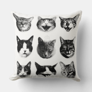 Cats Throw Pillow