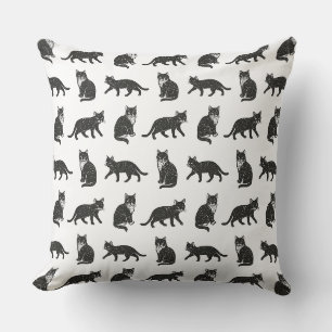 Cats Throw Pillow