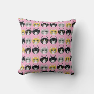 Cats Throw Pillow