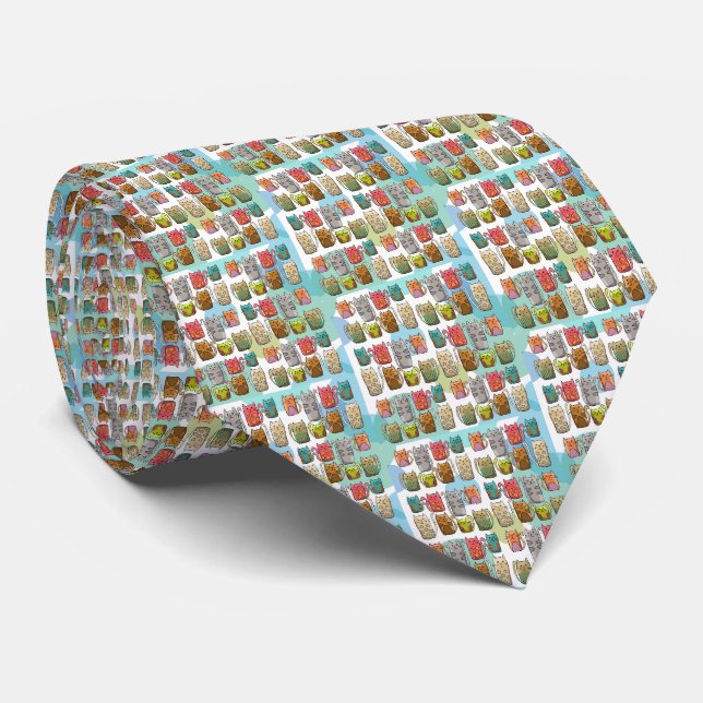 Cats! Tie (Rolled)