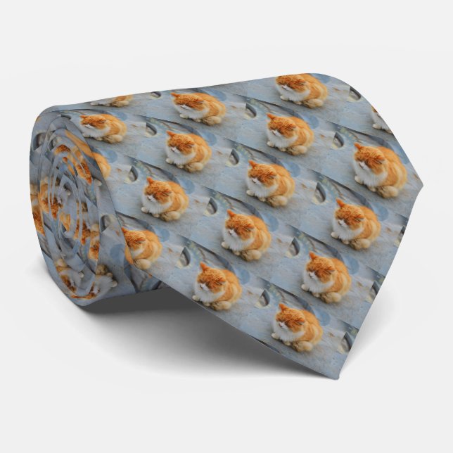 Cats Tie (Rolled)