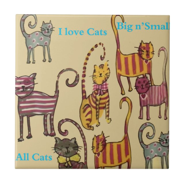 Cats Tile (Front)