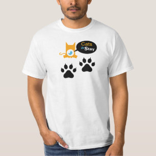 Cats to Stay Army New Zealand Paws up T-Shirt