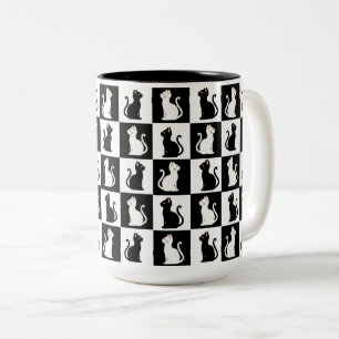 cats Two-Tone coffee mug