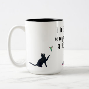 Cats Two-Tone Coffee Mug