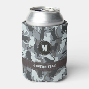 Cats Urban Camouflage Can Cooler
