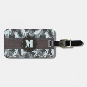 Cats Urban Camouflage Luggage Tag