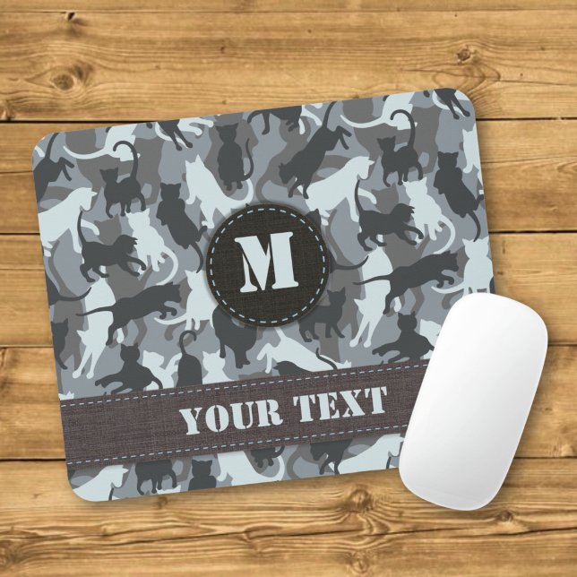 Cats Urban Camouflage Mouse Pad (Creator Uploaded)