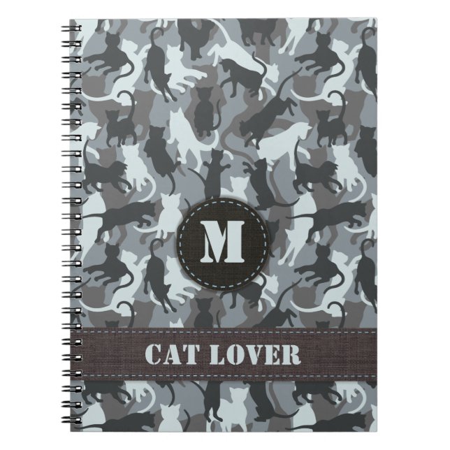 Cats Urban Camouflage Notebook (Front)
