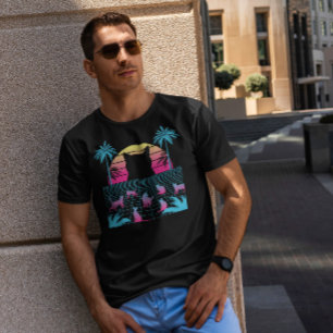Cats Vaporwave   T-Shirt