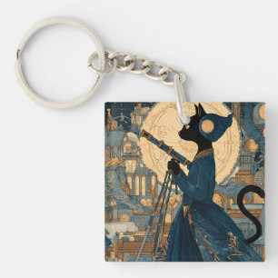 Cats - Victorian Cat - Countess Beatrice Keychain