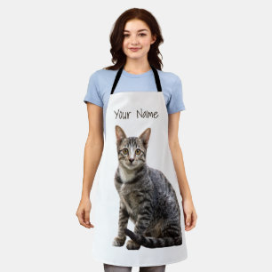Cats Vintage Portrait Pet Tomcat Animal Design Apron