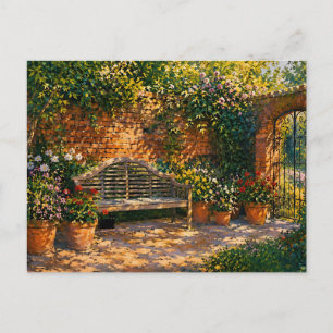 Cat's Whispering Sanctuary – Portrait of Solitude Holiday Postcard
