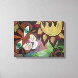 Cat's Wild Garden Canvas Print