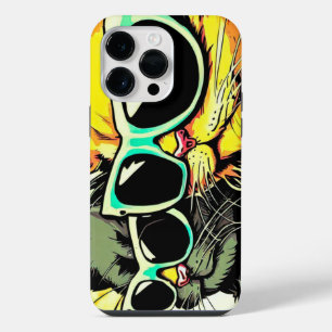 Cats with glasses iPhone 14 pro max case