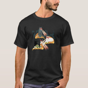Cats With Laser Eyes I Cat Kitten Laser Space Pizz T-Shirt