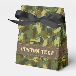 Cats Woodland Camouflage Favor Box
