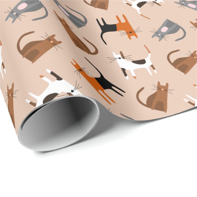 Cats Wrapping Paper (Roll Corner)