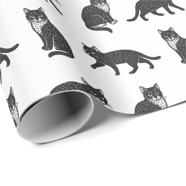 Cats Wrapping Paper (Roll Corner)