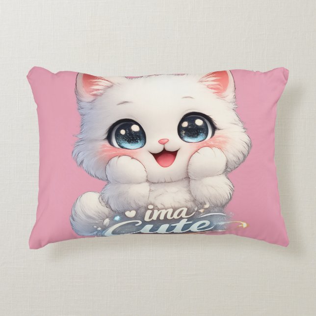 Catsera 1.0 accent pillow (Front)
