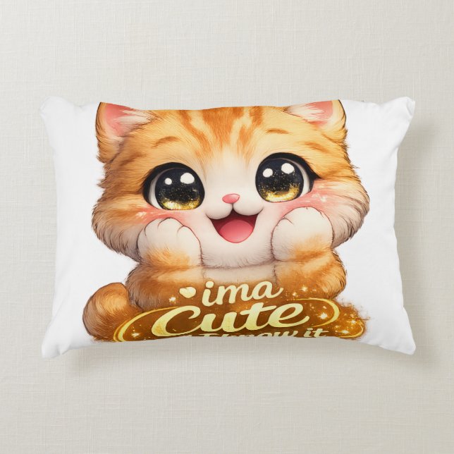Catsera 2.0 accent pillow (Front)