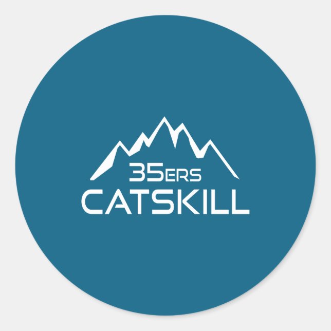 Catskill 35er Mountain _1  Classic Round Sticker (Front)