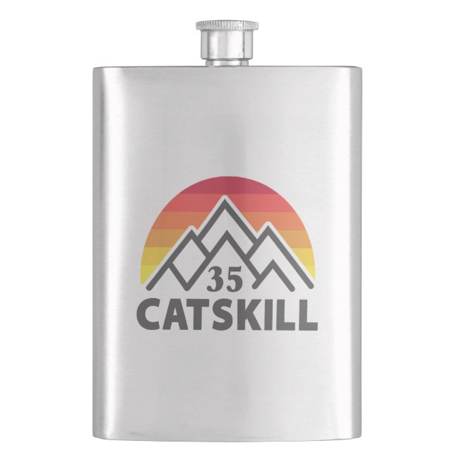 Catskill 35er Rainbow Hip Flask (Front)