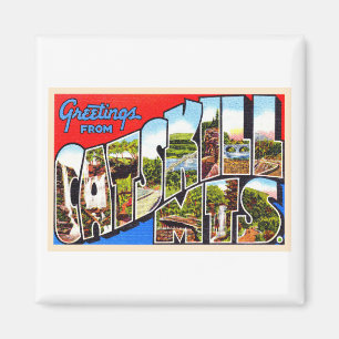 Catskill Mountains New York Large Letter Postcard Magnet