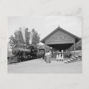 Catskill Mountains Railroad Station, 1902 Postcard