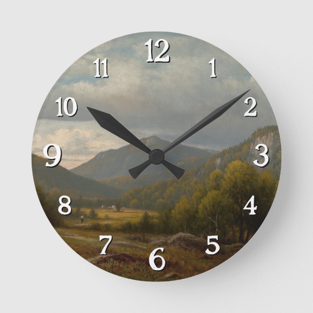 Catskill Vista – Charles W. Knapp Round Clock (Front)